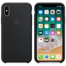 iPhone X/XS Silicone Case Черный - Купить Apple iPhone (Айфон) по низкой цене