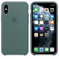 iPhone XS Max Silicone Case Pine Green