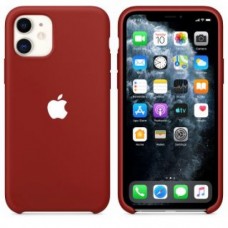 iPhone 11 Silicone Case Камелия с белым яблоком - Купить Apple iPhone (Айфон) по низкой цене