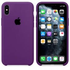 iPhone X/XS Silicone Case Purple