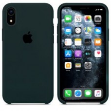 iPhone X/XS Silicone Case Forest green